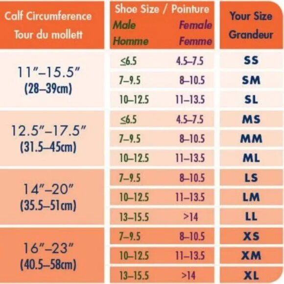 Sigvaris 412 Traverse Knee High Socks - 20-30 mmHg - Picture 4 of 4